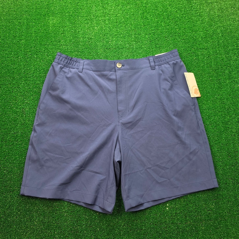 Southern Proper Shorts Mens‎ 36 Medieval Blue Performance Golf Flat Front NWT